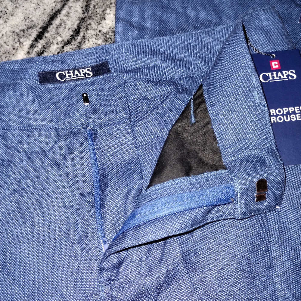 Chaps NWT cropped trouser, mid rise, wide leg size 4 - Picture 3 of 9
